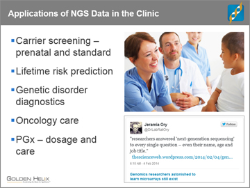 Using Public Access Clinical Databases to Interpret NGS Variants