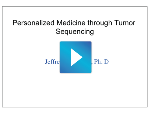 Personalized Medicine through Tumor Sequencing